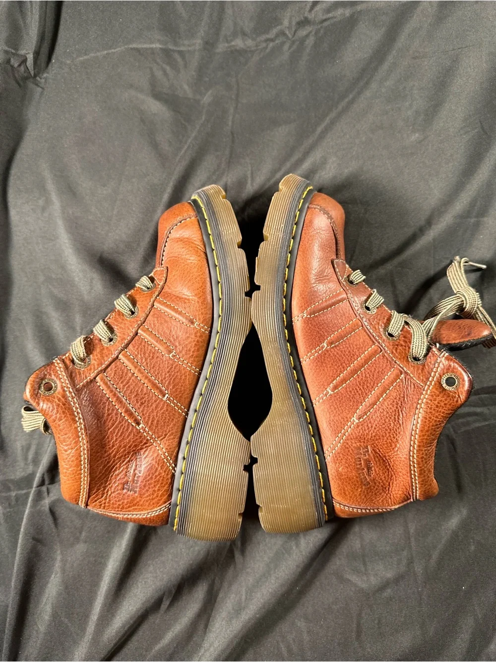 Dr Martens Chunky Platform Brown Boots Vintage 2C01 Retro Y2K Men 7 Women 8 39EU